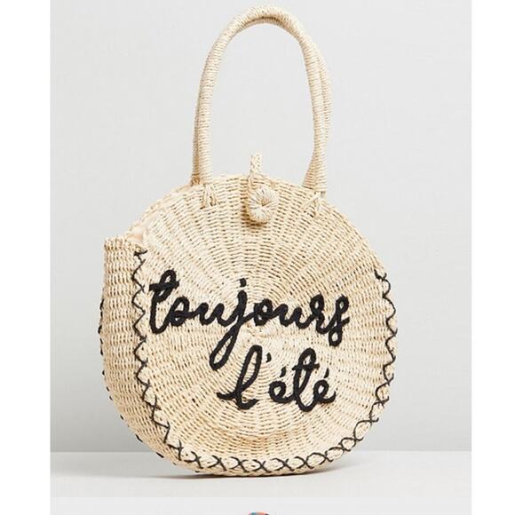 Seafolly Always Summer round Beach Straw bag - Picture 2 of 10